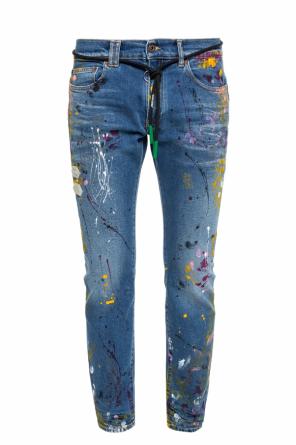 Paint-splattered jeans, zdjęcie 1 Paint-splattered jeans od Off White